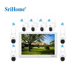 2025 Srihome NVS009 + 8 * IPC030 Wifi NVR 10.1 pollici schermo LCD 1080P 8 canali Wireless sicurezza CCTV NVR KIT sistema di sorveglianza - Product Image 3