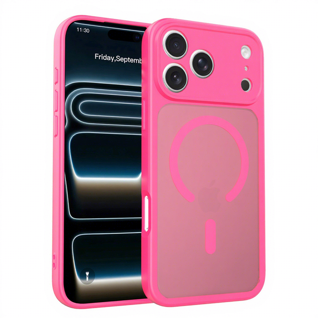 Magnetic Matte Case for iPhone 18 17E 16 15 Pro Max Compatible Skin Feel N52 Strong Magnet Shockproof Protective Phone Cover