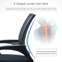 Échantillon Gratuit - Chaise de Bureau Ergonomique 3D de Luxe Moderne pour Domicile et Bureau, avec Dossier en Maille Plastique et Siège Pivotant, Idéale pour la Formation