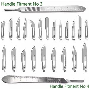 ใบมีดเดอร์มาเพลนแบบใช้แล้วทิ้ง 10R มีดผ่าตัดผ่านการฆ่าเชื้อ ผลิตจากเหล็กกล้าคาร์บอนสแตนเลส ใช้พลังงานจากมือ - Product Image 6