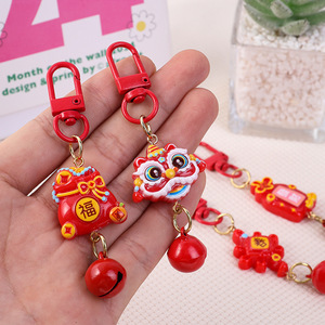 พวงกุญแจจี้เรซิ่นรูปสิงโต - Product Image 1