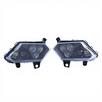 YongJin Auto Système d'éclairage Atv Phare Noir LED Phare Avant Lumière pour Can Am Maverick X3/ Max 2017 2018