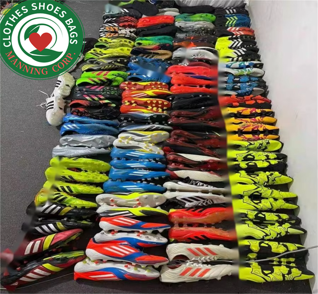 wholesale international branded second hand sneaker shoes sports used football soccer boots original branded in bales for men