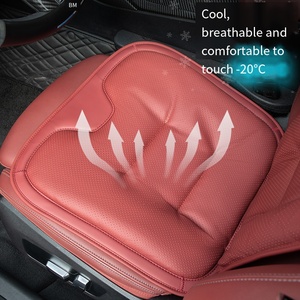 เบาะหนังหุ้มรถยนต์แบบชิ้นเดียวสุดหรู สำหรับรถยนต์โตโยต้า ซูซูกิ ระบายอากาศได้ดี ใช้ได้ทุกฤดู เบาะรองนั่งในรถยนต์อเนกประสงค์สำหรับฤดูร้อน ชิ้นส่วนตกแต่งด้านหลัง - Product Image 2