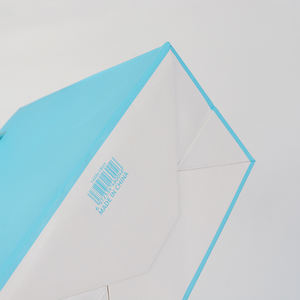 2024 nouveaux sacs fourre-tout en papier Kraft bleu ciel de qualité supérieure plusieurs tailles de Stock sacs à provisions cadeaux - Product Image 4