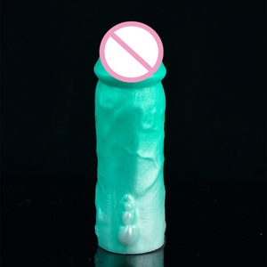 Extensor de Pene de Silicona, Retardante de Eyaculación Masculina, Funda para Pene, Dildo Hueco, Condones Reutilizables, Funda para Pene, Juguete Sexual para Hombres - Product Image 6