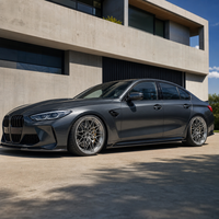 Jantes forgées en deux parties RY6061-T6 18 19 20 21 22 pouces 5x112 5x120, surface brossée, adaptées aux BMW M2 M3 M4