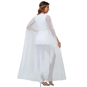 Robe de soirée, <span class=keywords><strong>costume</strong></span> d'Halloween, <span class=keywords><strong>déesse</strong></span> <span class=keywords><strong>romaine</strong></span> antique grecque, robe blanche sexy à col en V, <span class=keywords><strong>costume</strong></span> de cosplay, <span class=keywords><strong>costume</strong></span> de carnaval, robe pour femmes - Product Image 3