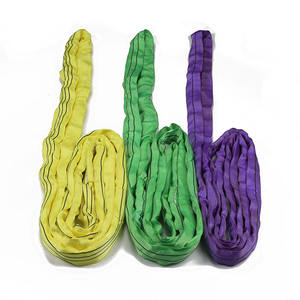 1T-10T 100% 高粘着性ポリエステルマルチカラーラウンドウェビングスリング5t - Product Image 6