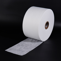 23g/m² atmungsaktive Polyester-Heißluft durch Vliesstoff Hydrophile Oberfläche Damen binde Rohstoffe Plain Style