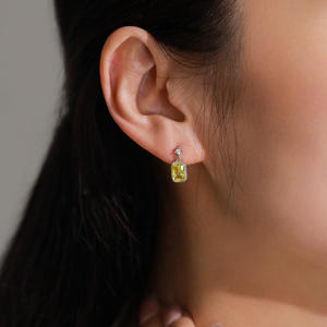 Conjunto de Joyería SPJ Ocean Heart de Plata de Ley con Circonita Cúbica Azul y Oro para Mujer, Collar y Aretes Elegantes y Románticos para Fiesta o Boda - Product Image 6