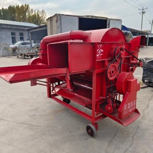 Machine à battre les céréales 1000 kg/h multifonctionnelle pour légumineuses, en acier au carbone, alimentée par moteur 380 V - Product Image 1