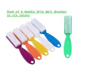 Brosse à ongles en nylon souple à poignée ergonomique pour le nettoyage des ongles des orteils et des mains, manucure et pédicure DIY - Product Image 2