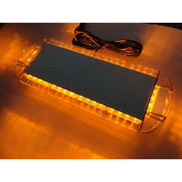 Barre lumineuse stroboscopique multi-couleurs à haute intensité 40W avec 40 LED, base magnétique, lumière d'avertissement d'urgence 12V certifiée CE