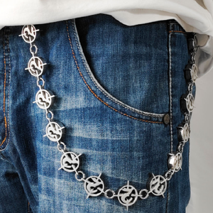 高品質ウォレットチェーン カスタムロゴチャーム ジュエリー製作 ステンレス製 ウォレットチェーン - Product Image 1