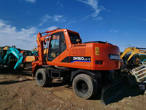 Doosan-Excavadoras de ruedas hidráulicas de segunda mano, de 15 toneladas, de segunda mano, originales, de segunda mano - Product Image 2