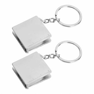 Cinta Métrica Retráctil Pequeña con Anillo para Llaves, 3 pies, Compacta para Uso Diario, para Llevar en el Bolsillo/Bolso - Product Image 3