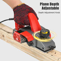 Raboteuse à bois portable multifonctionnelle 600W 82mm, outils électriques pour le travail du bois