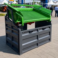 Crible vibrant à un seul étage SL-VS70 pour le criblage de la terre de surface, du compost et du sable dans les travaux de terrassement