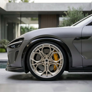 Jantes forgées sur mesure en 2 parties 5x112 17 18 <span class=keywords><strong>19</strong></span> 20 21 22 pouces, finition argentée polie, pour Audi E-tron <span class=keywords><strong>GT</strong></span> BMW I7 Mercedes - Product Image 4