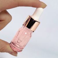 Emballage pour soins de la peau, flacon compte-gouttes en verre rose pour sérum cosmétique, huile essentielle, 10 ml, 15 ml, 30 ml, 50 ml, 100 ml pour Cologne