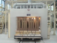 Four tunnel pour la cuisson des briques d'argile, la cuisson de la céramique et les fours industriels