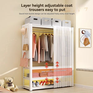 <span class=keywords><strong>Étagère</strong></span> de rangement multifonctionnelle à montage facile pour la maison, organisateur de placard domestique, <span class=keywords><strong>étagère</strong></span>s de rangement utilitaires réglables pour armoire - Product Image 3