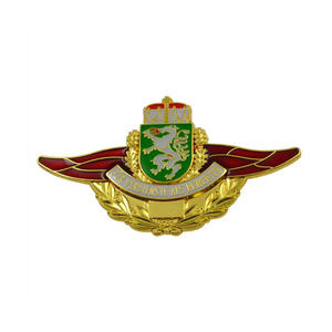 3D Cap lencana logam kerah Pin lencana penyedia grosir Souvenir Lapel Pin lencana sayap - Product Image 6