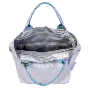 Bolso de Mano de Gran Capacidad, Impermeable, Minimalista y Ecológico, de la Serie Color-Blocking Lady Tyvek, con Dos Correas y Cierre - Product Image 5