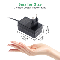 Adaptateur secteur UE 3V 1A 5V 1A 6V 1A 12V 1A 9V 1A 5V 2A 12V 2.5A 62368 Adaptateur secteur AC/DC standard pour CCTV