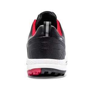 Zapatos de Golf Negros para Hombre con Detalles Rojos, Parte Superior de PU, Suela de Goma, Entresuela de EVA, Forro de Malla, Zapatillas Deportivas Transpirables - Product Image 4