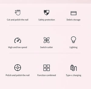 Cortaúñas Eléctrico Mejorado de Fácil Operación, <span class=keywords><strong>Lima</strong></span> de <span class=keywords><strong>Uñas</strong></span> Eléctrica, Cortaúñas Automático Recargable por USB <span class=keywords><strong>para</strong></span> Bebés y Adultos - Product Image 6