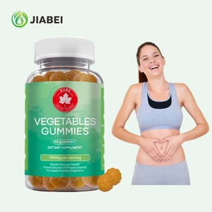 Suplementos de fibra dietética de gomitas de verduras OEM, vitaminas para la salud intestinal para adultos en forma de dosificación, vitaminas personalizables, gomitas - Product Image 2