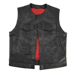 Gilet en cuir décontracté unisexe respirant hiver Style Logo personnalisé vêtements d'extérieur prix de gros mode Streetwear - Product Image 5