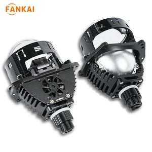 ไฟหน้า LED FANKAI K59 แบบเลนส์คู่ ขนาด 3 นิ้ว 55W 6000K 30000LM H4 H7 H11 อัพเกรดแบบติดตั้งแทนของเดิมได้ - Product Image 1