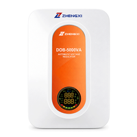 Meter Digital Satu Fasa 1KVA 2kva 5kva 10kva Regulator Tegangan Otomatis AC 220V Harga Pabrik AVR untuk Rumah