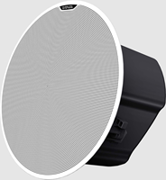 Haut-parleur de plafond haut de gamme avec grille en alliage de zinc et fixation magnétique, son haute fidélité 6,5'' 60W pour restaurants et bars