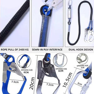 <span class=keywords><strong>Harness</strong></span> Pengaman Tubuh Penuh 5-Titik dengan Bantalan dan Penyangga Pinggang untuk Pekerjaan Durasi Panjang - Product Image 5