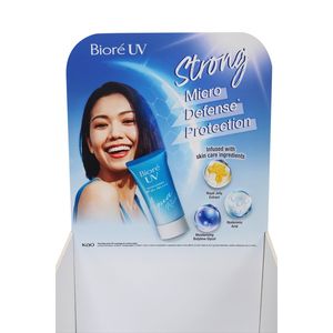 Rak & Stand Display Ritel Busa PVC Warna-Warni Sesuai Pesanan Pabrik dengan Logo Kustom untuk Promosi Makanan Ringan di Lantai - Product Image 3