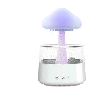 Humidificador de Aire USB para el Hogar, Difusor de Niebla Fría con Forma de Hongo y Nube, Nebulizador con Luz Nocturna LED - Product Image 1