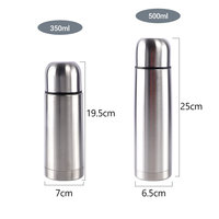 Thermos 3-en-1 500 ml pour Yerba Maté, Automate Thermo Argentina, en acier inoxydable à isolation sous vide, Mug de voyage Bullet pour Yerba Maté