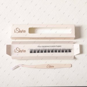 Pestañas Postizas Pre-cortadas Estilo <span class=keywords><strong>Manga</strong></span> Anime, PBT Coreano, Autoadhesivas, Pre-encoladas, en Racimos, Una Línea, Paquete Personalizado - Product Image 2
