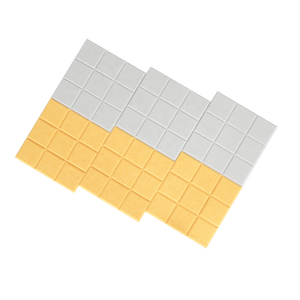 Geelgrijze akoestische wandpanelen, meerkleurig optioneel, geluidsabsorberend, decoratieve wandabsorber, 100% polyestervezel, <span class=keywords><strong>modern</strong></span> - Product Image 4