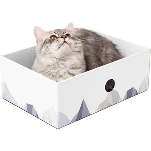 盒子环保猫刮刮板纸板猫屋猫刮板更换