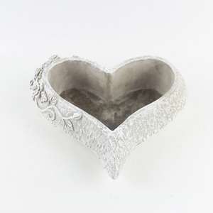 Venta al por mayor de alta calidad artesanía de hormigón en forma de corazón con Ángel decoración macetas de cemento para la decoración de la <span class=keywords><strong>casa</strong></span> - Product Image 2