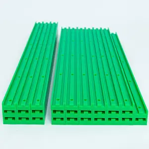 plastic hdpe wear strips flat plastic strips round bar extrusion UHMWPE plastic profile wear strips