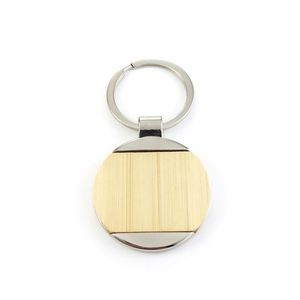 Porte-clés en bambou transfrontaliers en gros, directement du fabricant, pour cadeaux promotionnels et publicitaires d'entreprise - Product Image 3