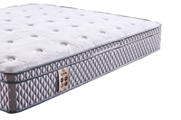 Matelas hybride à ressorts ensachés respirant, anti-transpiration, fermeté moyenne, taille double, pour la décoration de chambre familiale