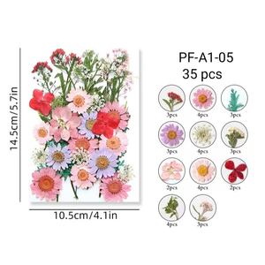بيع مباشر من المصنع لمستلزمات تزيين الكيك، زهور طبيعية مضغوطة لتزيين كعكات الزفاف وتزيين الكيك - Product Image 4