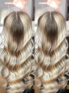 Peluca Mini de Cabello Humano Europeo Virgen con Base de Seda y Frente de Encaje SHY de Alta Calidad 2026, Ondas Corporales, Color Gris, 130% de Densidad, Blanco - Product Image 6